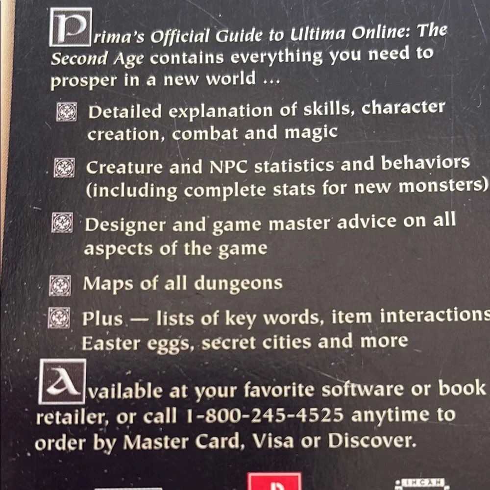 Ultima Online: The Second Age Playguide